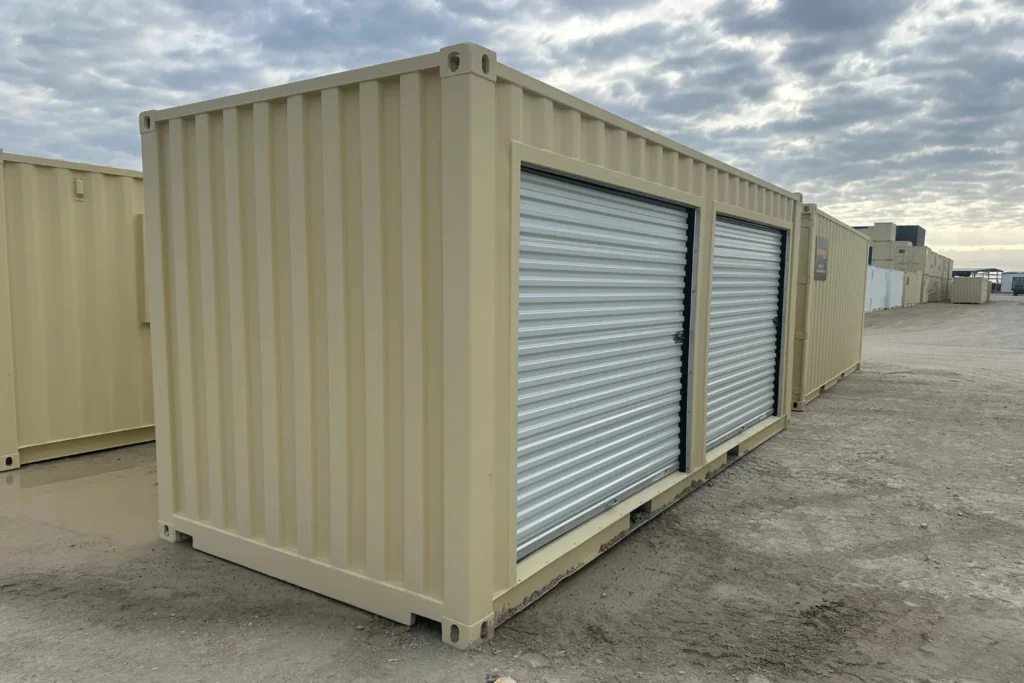Home 20ft container with roller door