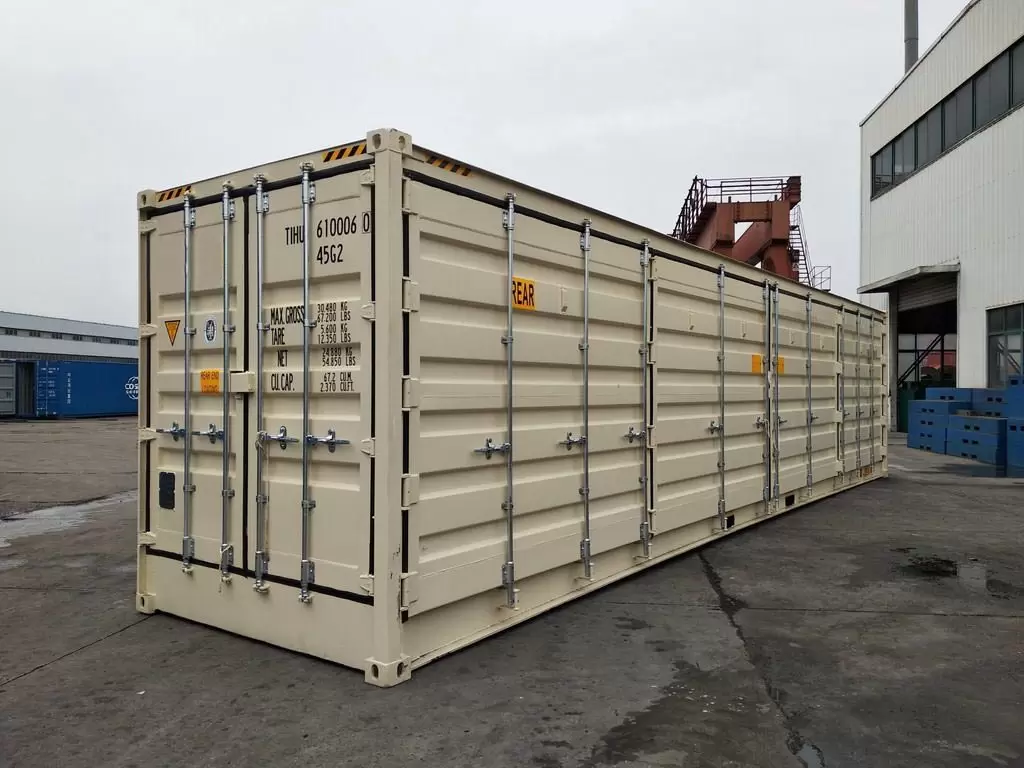 Shipping containers 40′ side opening high cube shipping container rf